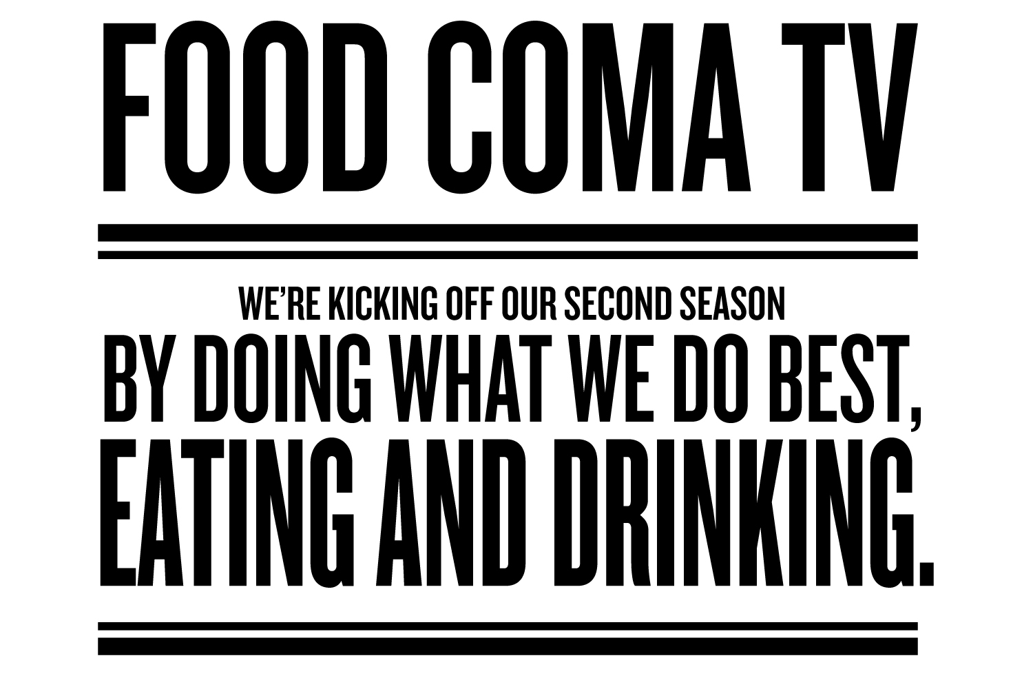 Food Coma TV // Poster