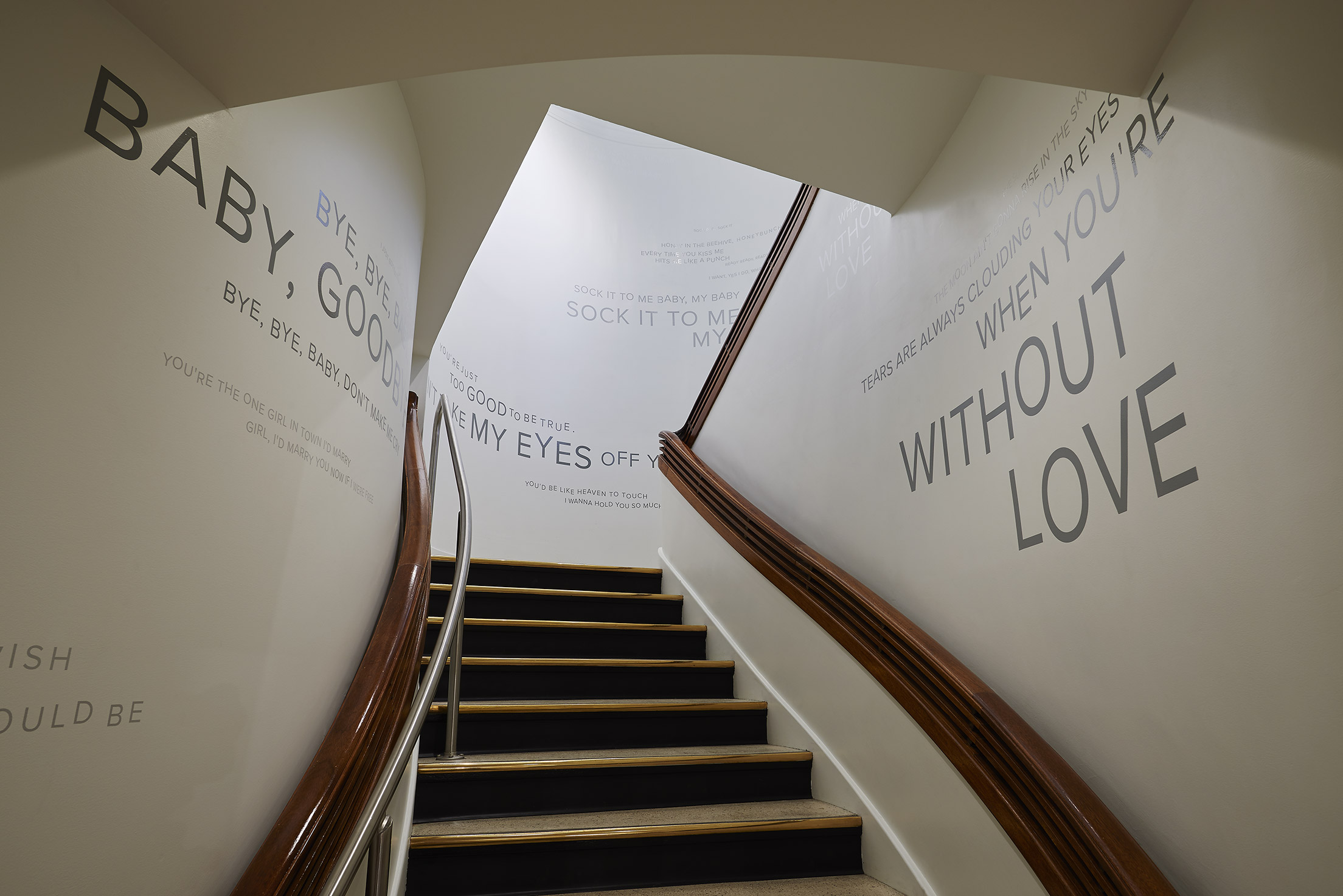 Bob Crewe Gallery Stairway at MECA